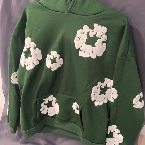 Brand New Green Denim Tears Sweat Set